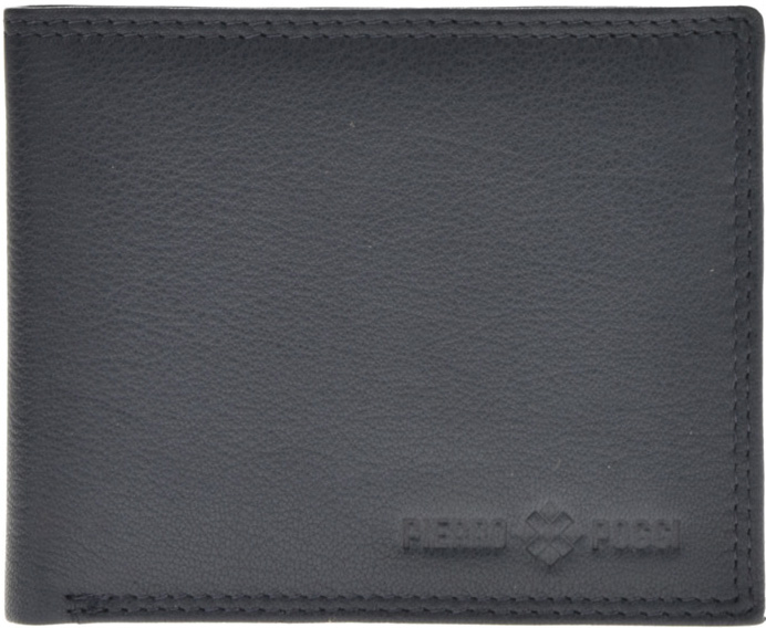 Portofel din piele naturala Pierro Poggi PP1002, Albastru, #2, Bagsy