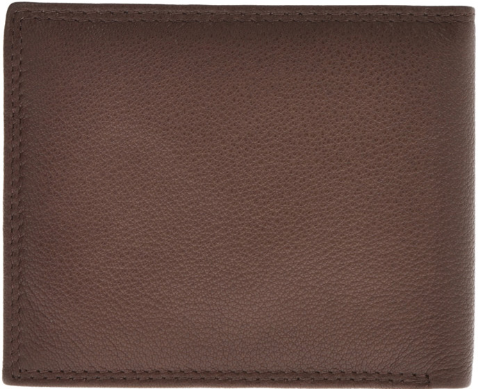 Portofel din piele naturala Pierro Poggi PP1002, Maro, #4, Bagsy
