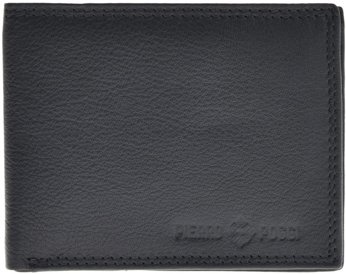 Portofel din piele naturala Pierro Poggi PP1003, Albastru, #2, Bagsy