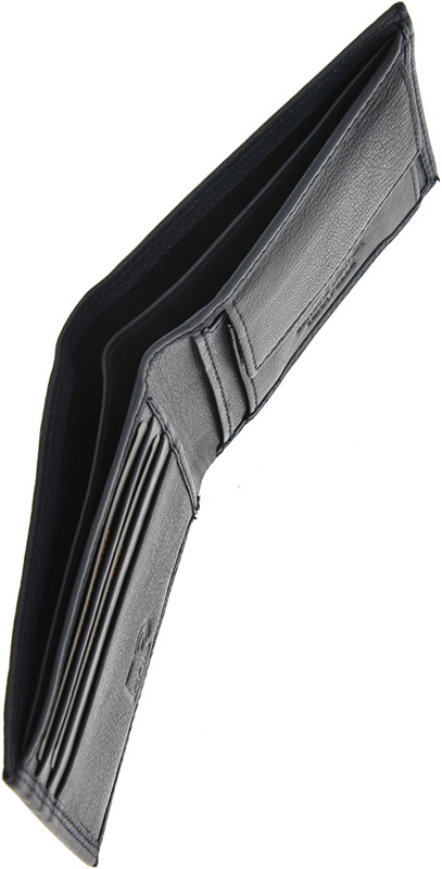 Portofel din piele naturala Pierro Poggi PP1003, Albastru, #7, Bagsy