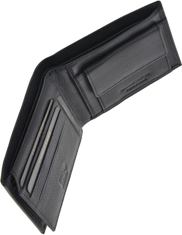 Set cadou barbati portofel si curea din piele naturala Pierro Poggi PP3009-120, Albastru/Albastru, #4, Bagsy