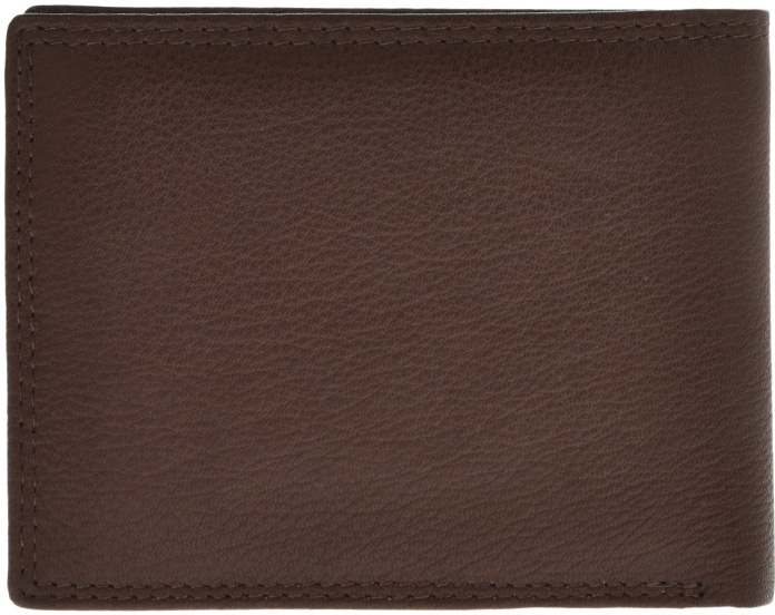 Portofel din piele naturala Pierro Poggi PP1004, Maro, #4, Bagsy