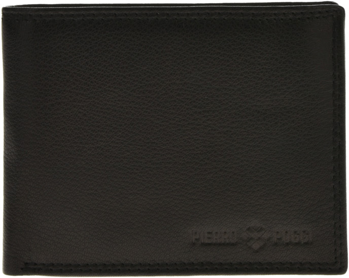 Portofel din piele naturala Pierro Poggi PP1004, Negru, #2, Bagsy