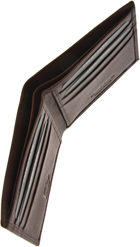 Portofel din piele naturala Pierro Poggi PP1005, Maro, #7, Bagsy