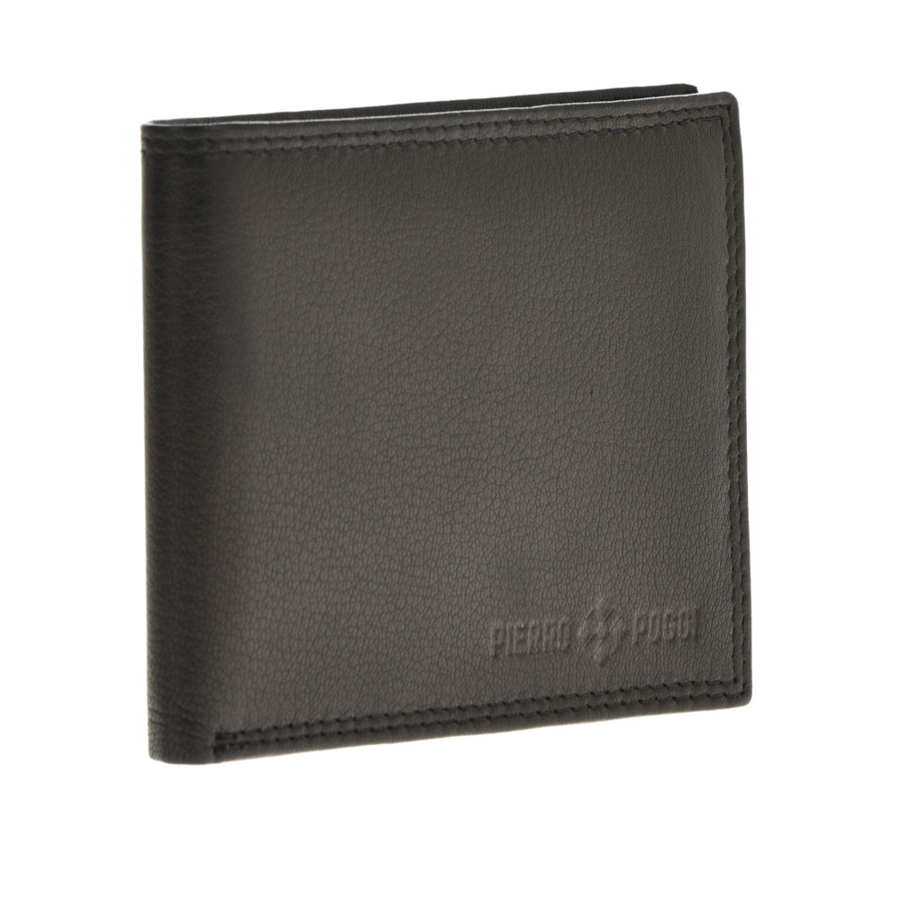 Portofel din piele naturala Pierro Poggi PP1005, Negru, #3, Bagsy