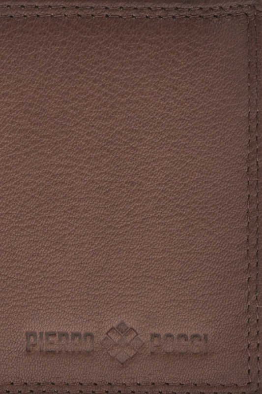Portofel din piele naturala Pierro Poggi PP1006, Maro, #6, Bagsy