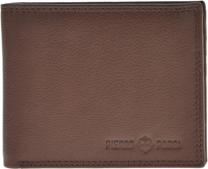 Portofel din piele naturala Pierro Poggi PP1006, Maro, #2, Bagsy