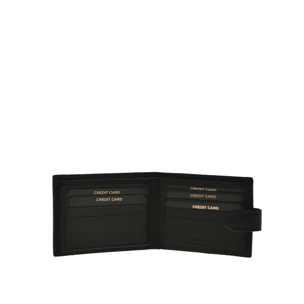 Portofel din piele naturala Pierro Poggi PP1008, Negru, #4, Bagsy