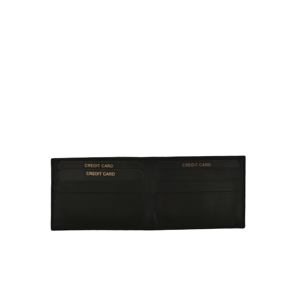 Portofel din piele naturala Pierro Poggi PP1008, Negru, #7, Bagsy