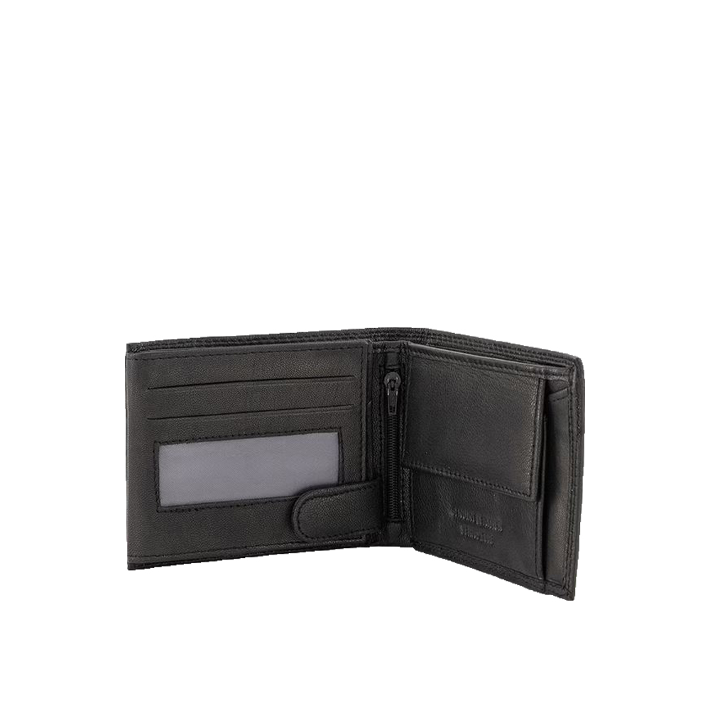 Portofel din piele naturala Pierro Poggi PP1009, Negru, #2, Bagsy