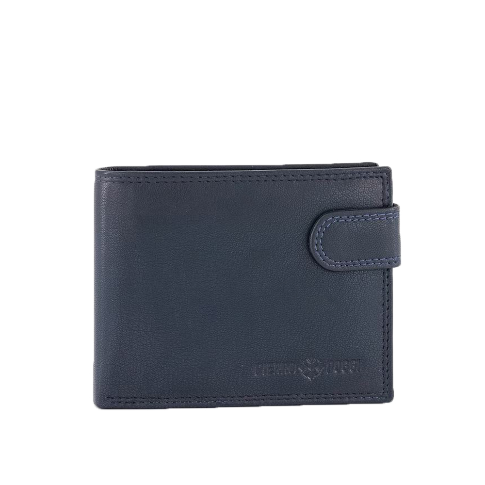 Portofel din piele naturala Pierro Poggi PP1010, Albastru, #1, Bagsy