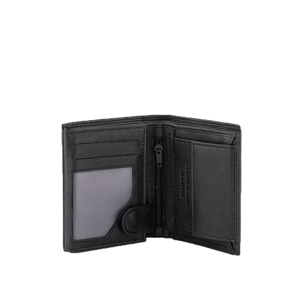 Portofel din piele naturala Pierro Poggi PP1012, Negru, #3, Bagsy