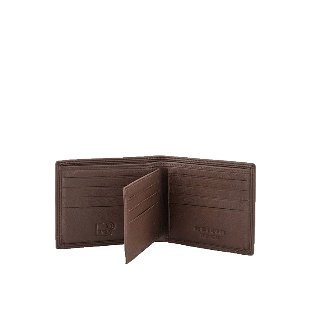 Portofel din piele naturala Pierro Poggi PP1013, Maro, #4, Bagsy