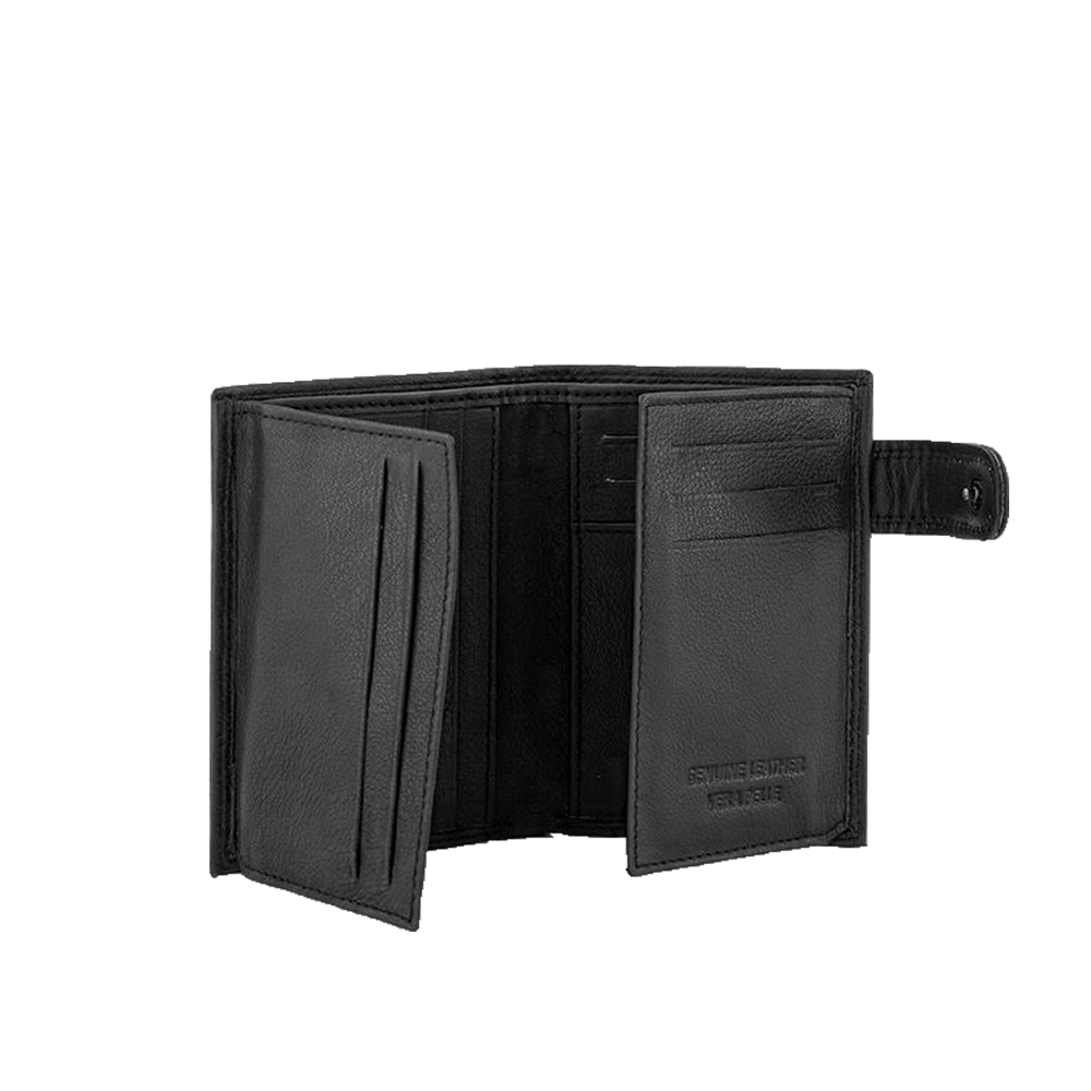 Portofel din piele naturala Pierro Poggi PP1014, Negru, #4, Bagsy