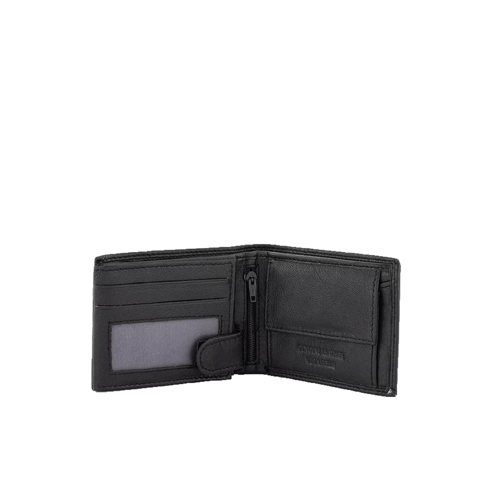 Portofel din piele naturala Pierro Poggi PP1015, Negru, #3, Bagsy