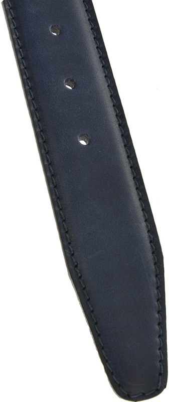 Curea barbati din piele naturala Pierro Poggi PP2002, Albastru-110 cm, #5, Bagsy