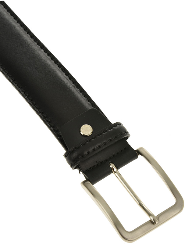 Curea barbati din piele naturala Pierro Poggi PP2002, Negru-125 cm, #4, Bagsy