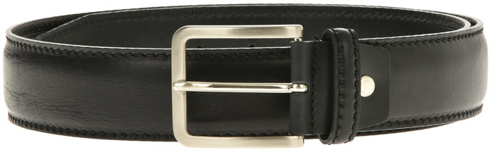 Curea barbati din piele naturala Pierro Poggi PP2002, Negru-110 cm, #2, Bagsy