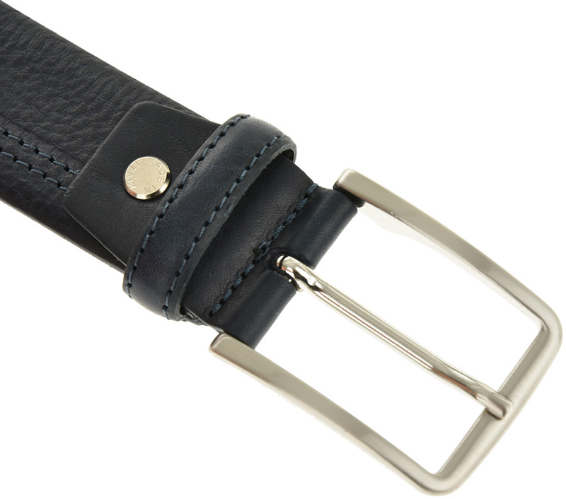 Curea barbati din piele naturala Pierro Poggi PP2004, Albastru-110 cm, #5, Bagsy