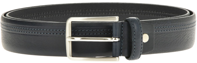 Curea barbati din piele naturala Pierro Poggi PP2004, Albastru-130 cm, #2, Bagsy