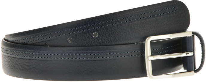 Curea barbati din piele naturala Pierro Poggi PP2004, Albastru-120 cm, #3, Bagsy