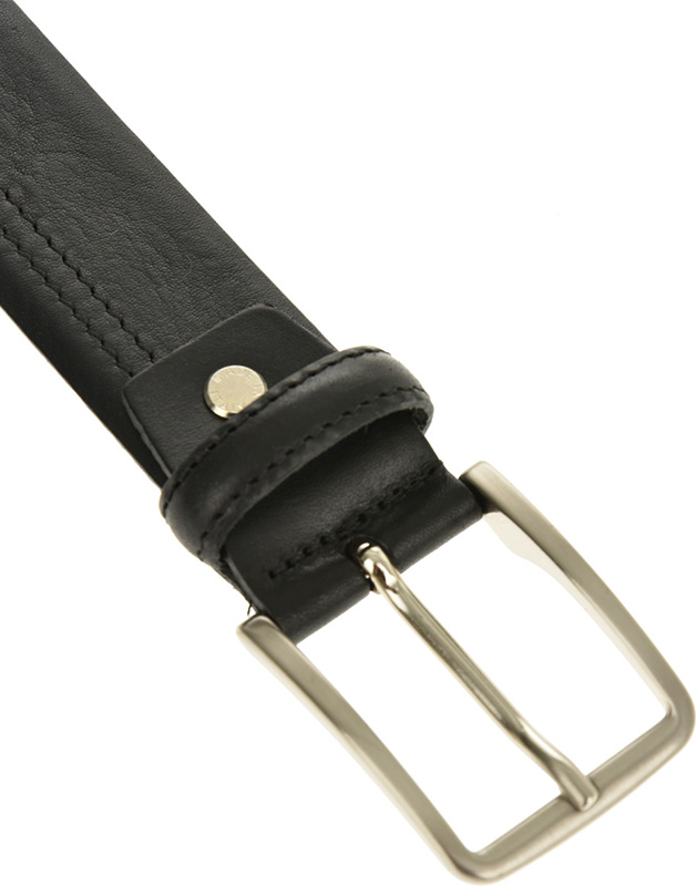 Set cadou barbati portofel si curea din piele naturala Pierro Poggi PP3010-115, Negru/Negru, #7, Bagsy