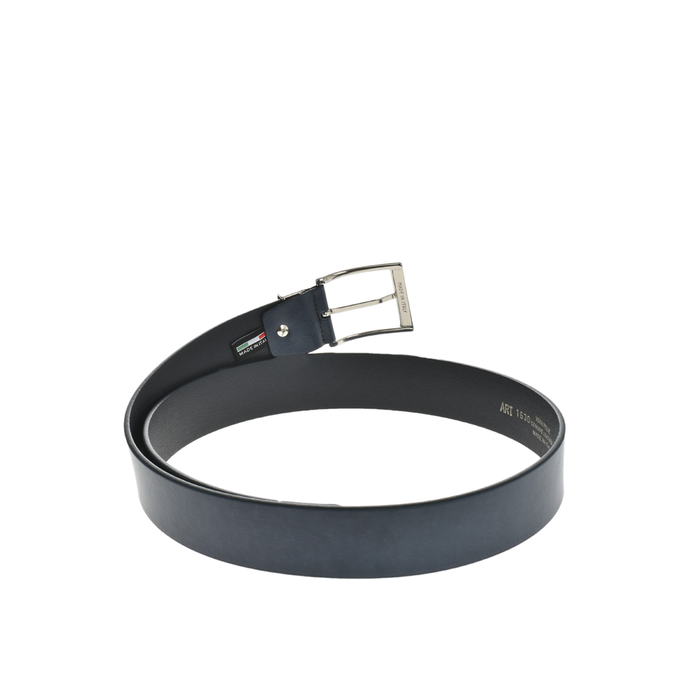 Curea barbati din piele naturala Pierro Poggi PP2008, Albastru-115, #3, Bagsy