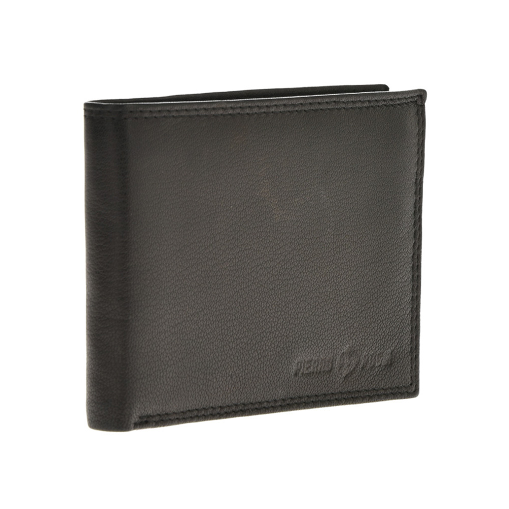 Set cadou barbati portofel si curea din piele naturala Pierro Poggi PP3004-115, Negru/Negru, #3, Bagsy