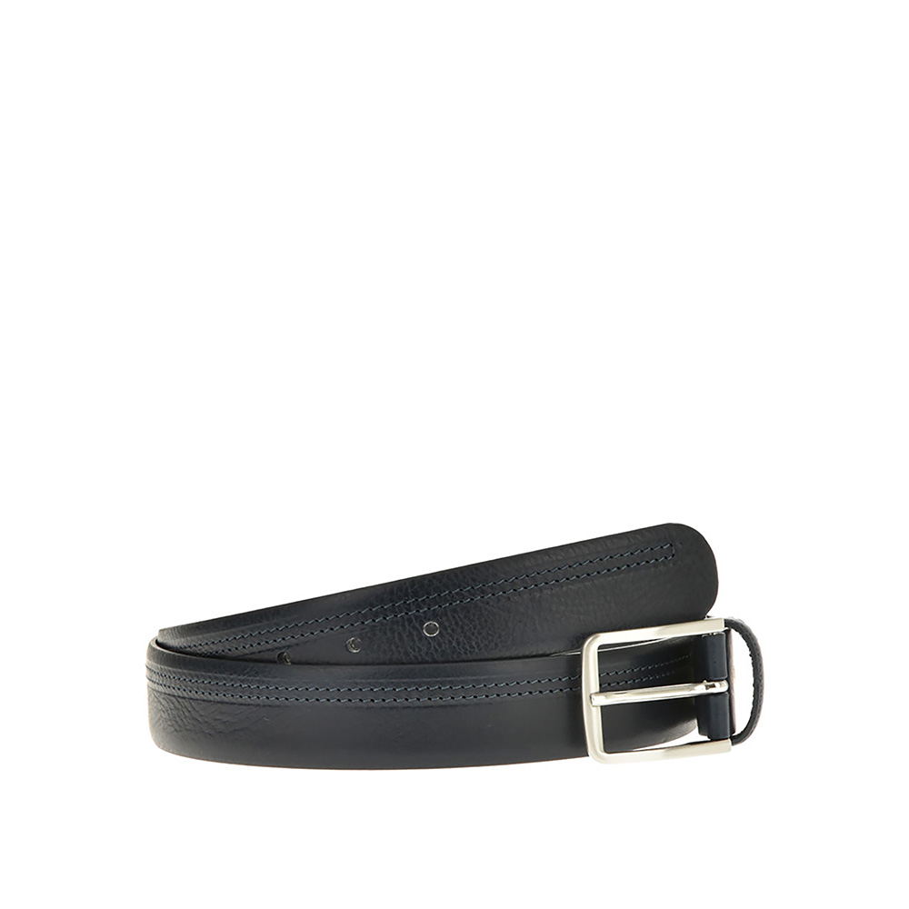 Set cadou barbati portofel si curea din piele naturala Pierro Poggi PP3024-120, Albastru/Albastru, #6, Bagsy