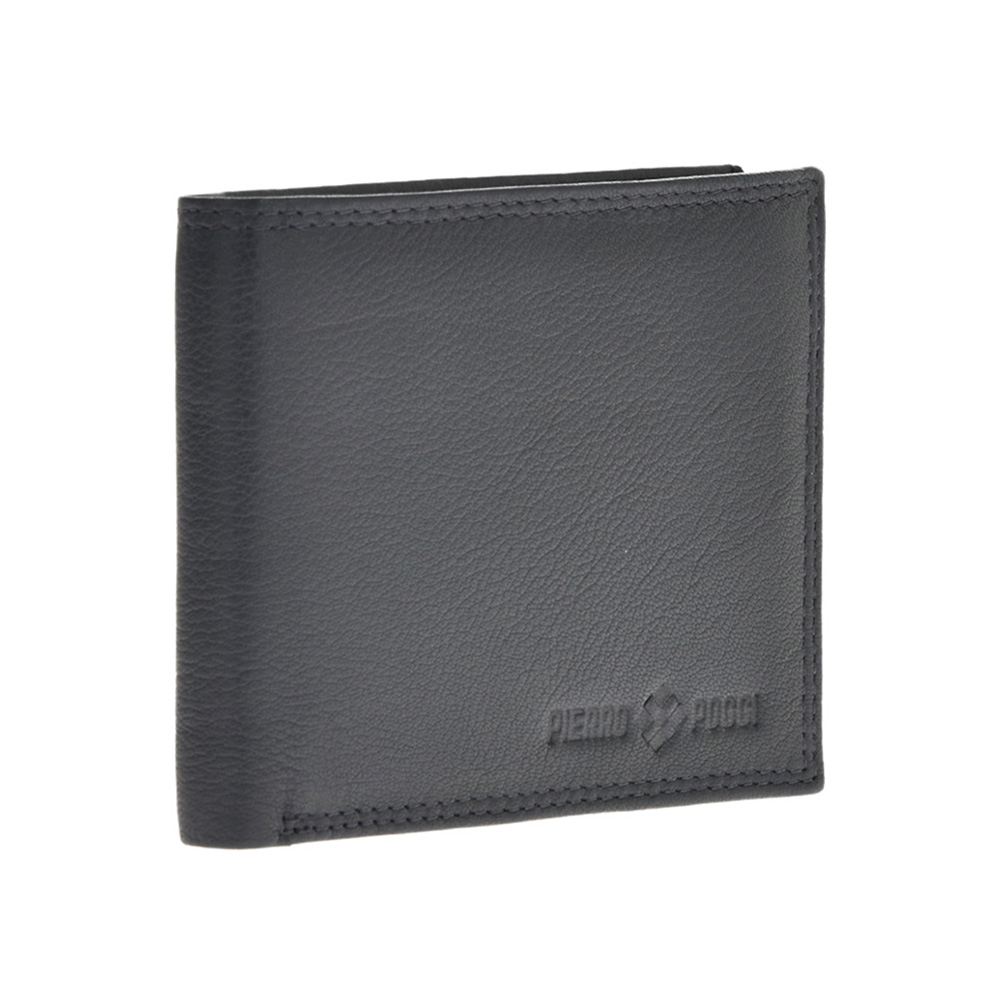 Set cadou barbati portofel si curea din piele naturala Pierro Poggi PP3024-120, Albastru/Albastru, #3, Bagsy