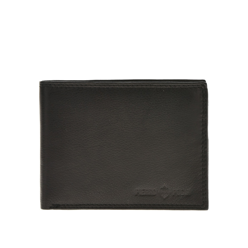 Set cadou barbati portofel si curea din piele naturala Pierro Poggi PP3028-115, Negru/Negru, Nr. 3, Bagsy