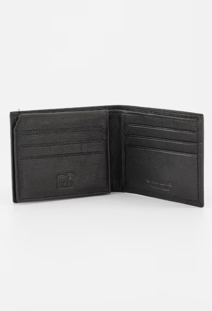 Set cadou barbati portofel si curea din piele naturala Pierro Poggi PP3032-115, Negru, Nr. 3, Bagsy