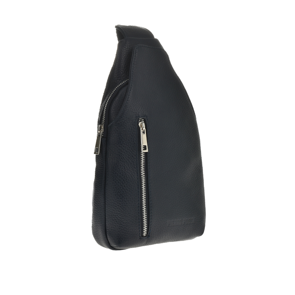 Geanta barbati din piele naturala Pierro Poggi PP4016, Albastru, #2, Bagsy