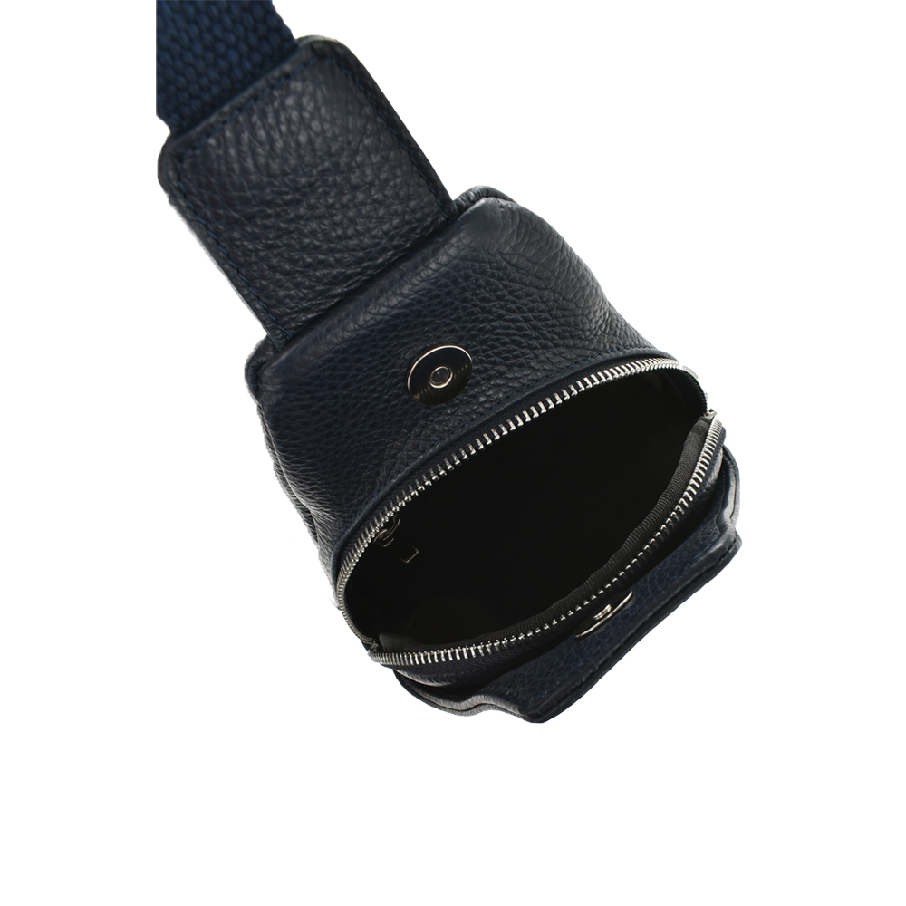 Geanta barbati din piele naturala Pierro Poggi PP4016, Albastru, #4, Bagsy