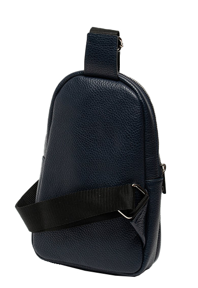 Geanta barbati din piele naturala Pierro Poggi PP4018, Albastru, #2, Bagsy