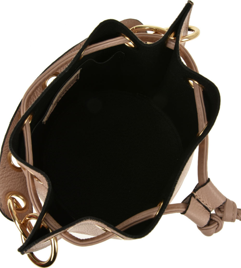 Geanta de umar din piele naturala Antonia Moretti AM0527, Roz prafuit, #4, Bagsy