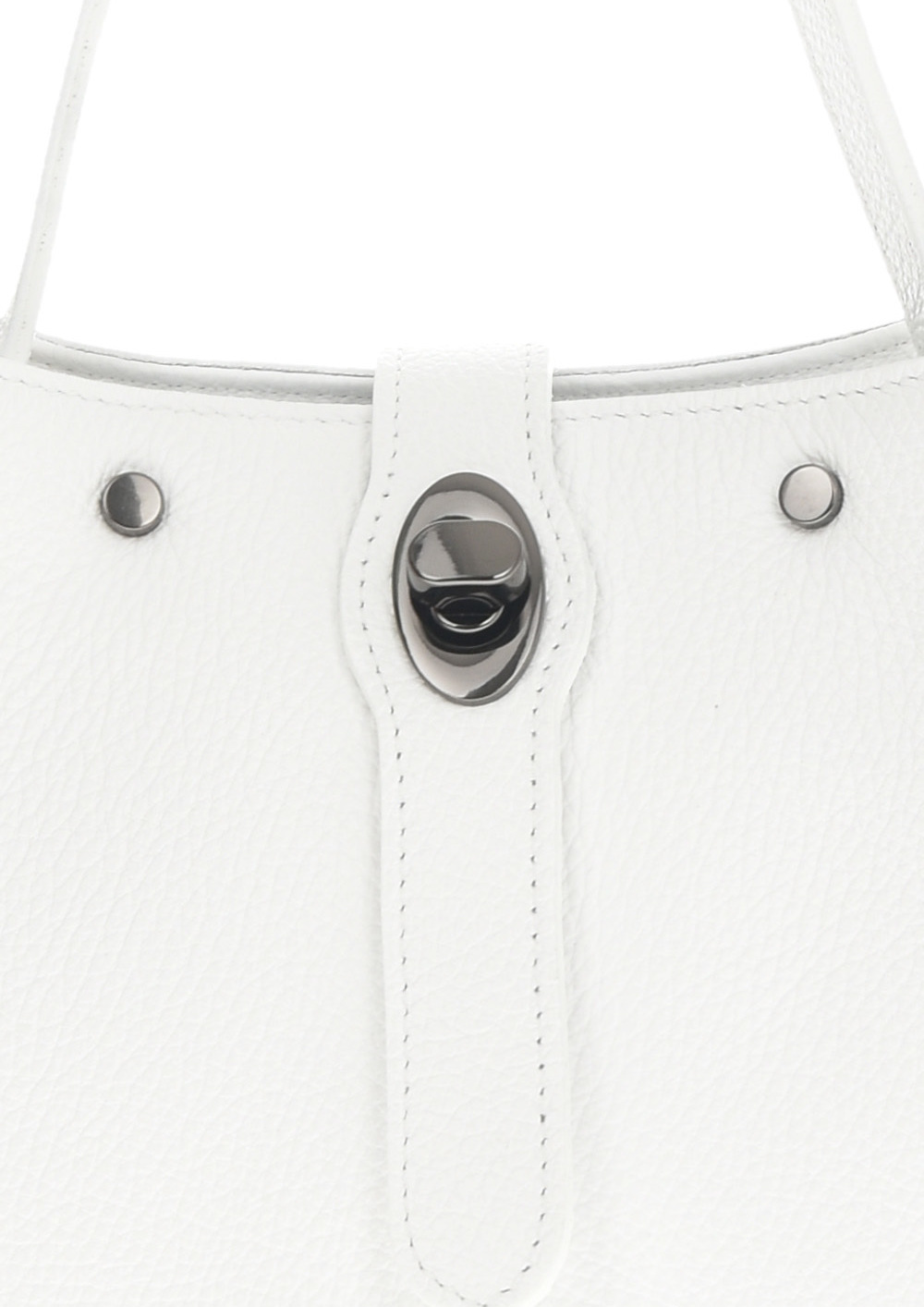 Geanta de mana din piele naturala Chiara Canotti CC0709, Alb, #5, Bagsy
