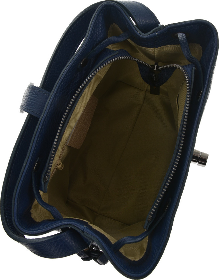 Geanta de mana din piele naturala Chiara Canotti CC0709, Albastru, #4, Bagsy