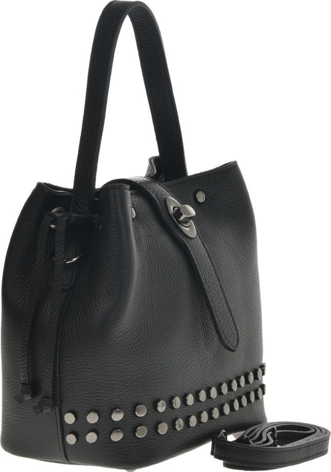 Geanta de mana din piele naturala Chiara Canotti CC0709, Negru, #2, Bagsy