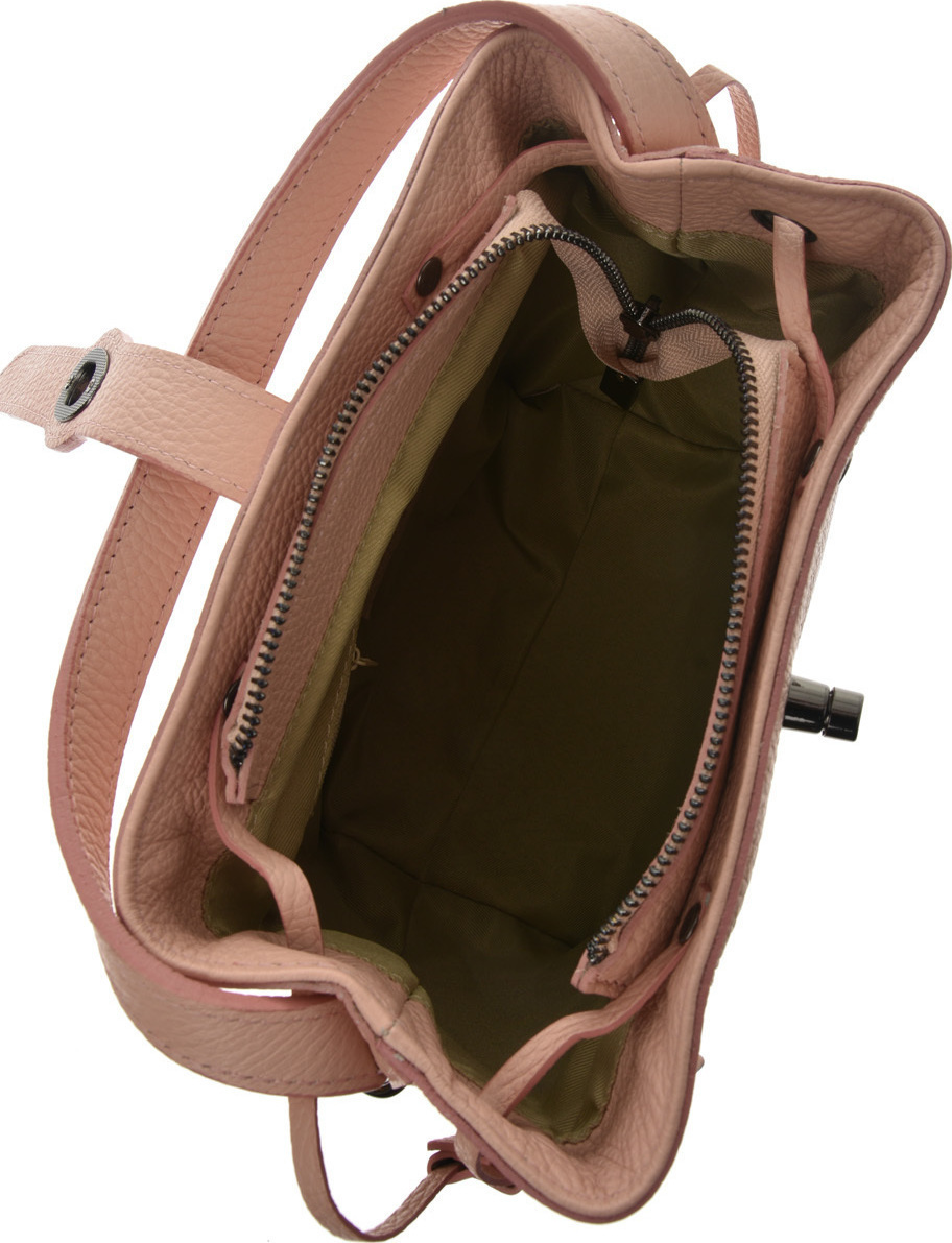 Geanta de mana din piele naturala Chiara Canotti CC0709, Roz, #4, Bagsy