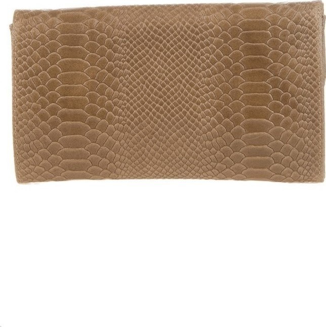 Geanta plic din piele naturala textura reptila Chiara Canotti CC0176, Grej, #4, Bagsy