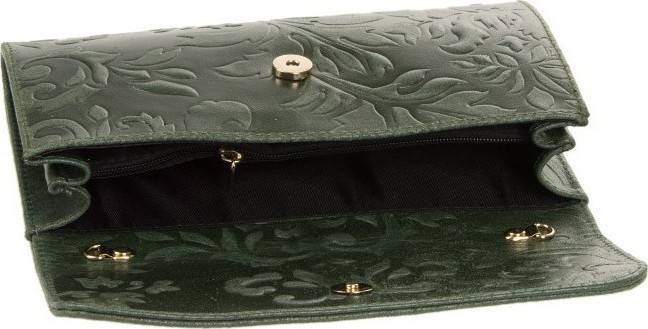 Plic din piele naturala Chiara Canotti CC0351, Verde, Nr. 4, Bagsy