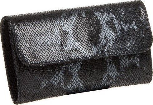 Plic dama din piele naturala Antonia Moretti AM0353, Negru, #2, Bagsy