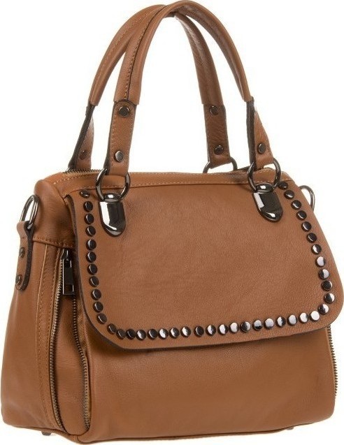 Geanta de mana din piele naturala Antonia Moretti AM0338, Cognac, #2, Bagsy