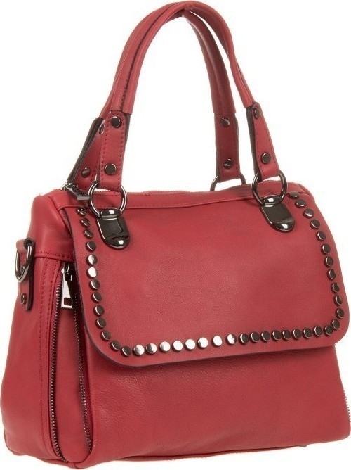 Geanta de mana din piele naturala Antonia Moretti AM0338 ,Rosu, #2, Bagsy