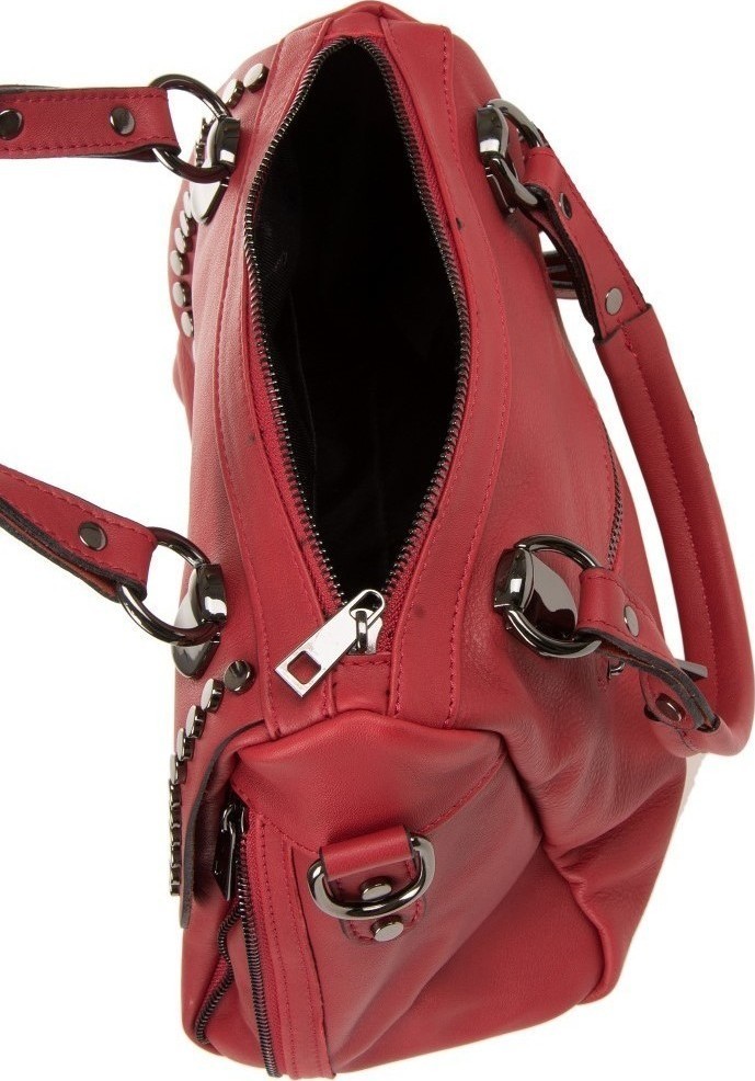 Geanta de mana din piele naturala Antonia Moretti AM0338 ,Rosu, #4, Bagsy