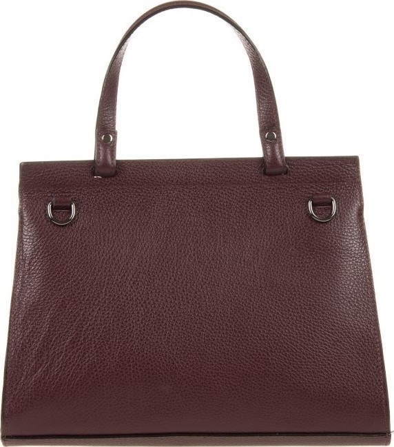 Geanta de mana din piele naturala Antonia Moretti AM0348, Visiniu, #3, Bagsy