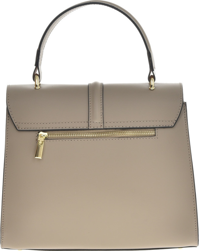 Geanta de mana din piele naturala Antonia Moretti AM0694, Grej, #3, Bagsy