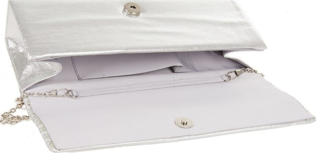 Plic geanta ocazie Antonia Moretti AM0365, Argintiu, #4, Bagsy