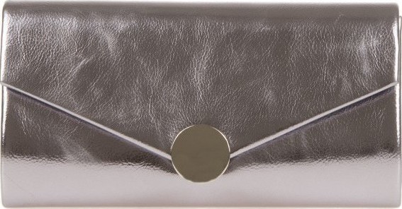 Geanta plic din piele ecologica Chiara Canotti CC0374, Gri, Nr. 1, Bagsy